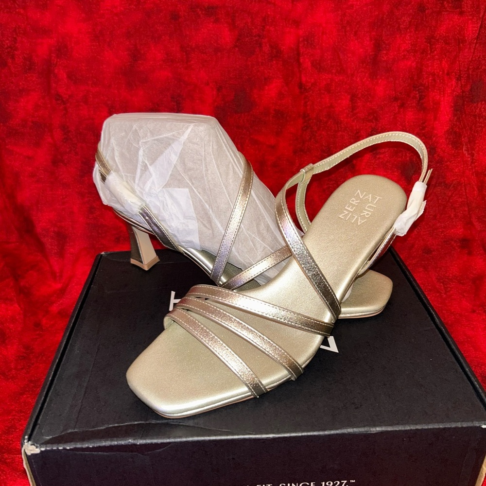 Naturalizer Women's Galaxy Strappy Heels - Champagne 10W